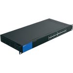   Linksys SMB LGS124P 24port POE+ 10/100/1000Mbps LAN nem menedzselhető Switch