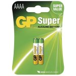   GP Super alkáli AAAA (25A, LR61, LR8, MN2500) szuper mikro ceruza elem 2db/bliszter