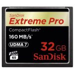   Sandisk 00123843 32GB Compact Flash Extreme Pro memóriakártya