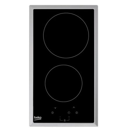 Beko HDMC32400 TX fekete, beépíthető, elektromos üvegkerámia, főzőzóna: 2, beépíthető méret: 27cm, főzőlap