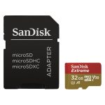   Sandisk 00173427 32GB SD micro (SDHC Class 10 UHS-I V30) Extreme Pro memóriakártya adapterrel