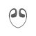 Sony NWWS623B Bluetooth fekete sport fülhallgató headset és 4GB MP3 lejátszó