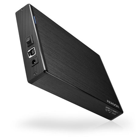Axagon EE35-XA3 USB 3.0 fekete külső alumínium 3,5" HDD ház Axagon EE35-XA3 USB 3.0 fekete külső alumínium 3,5" HDD ház