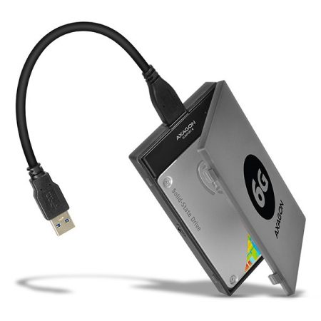 Axagon ADSA-1S6 USB 3.0 szürke külső SATA3 HDD/SSD ház Axagon ADSA-1S6 USB 3.0 szürke külső SATA3 HDD/SSD ház