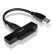 Axagon ADSA-1S6 USB 3.0 szürke külső SATA3 HDD/SSD ház Axagon ADSA-1S6 USB 3.0 szürke külső SATA3 HDD/SSD ház
