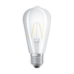   Osram Star átlátszó üveg búra/2,5W/250lm/2700K/E27 LED Edison körte izzó