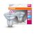 Osram Superstar PAR16 üveg ház/8W/575lm/4000K/GU10/230V/36fok dimmelhető LED spot izzó