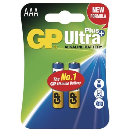 GP B17112 Ultra Plus AAA (LR03) alkáli mikroceruza elem 2db/bliszter GP B17112 Ultra Plus AAA (LR03) alkáli mikroceruza elem 2db/bliszter