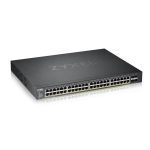   ZyXEL XGS1930-52HP 48port GbE LAN PoE (375W) 4port 10GbE SFP+ L2+ menedzselhető switch