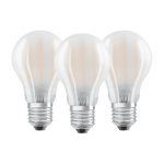   Osram Base matt üveg búra/7W/806lm/2700K/E27 LED körte izzó 3 db