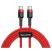 Baseus Cafule Type-C/Type-C PD2.0 60W 20V 3A QC3.0 2m piros töltő és adatkábel