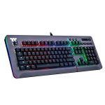   Ttesports Level 20 RGB Titanium (blue switch) US USB gamer billentyűzet