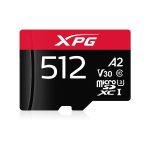   ADATA XPG 512GB SD micro XPG (SDXC Class 10 UHS-I) (AUSDX512GUI3XPGA2-R) gamer memóriakártya