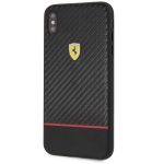   Ferrari On-Ttrack Racing iPhone XS MAX karbon karbon/gumi hátlap