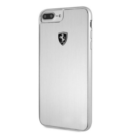 Ferrari Heritage iPhone 7 Plus ezüst kemény aluminium tok Ferrari Heritage iPhone 7 Plus ezüst kemény aluminium tok