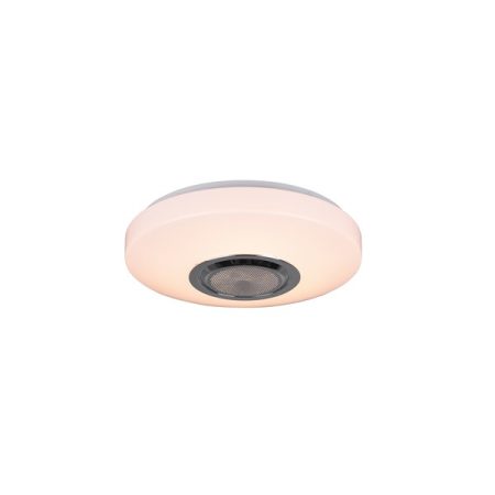 TRIO R69021101 Maia 33cm átmérő mennyezeti lámpa, BT hangszóróval, távirányítóval