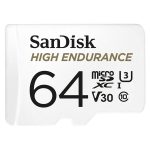   Sandisk 00183566 64GB SD micro (SDXC Class 10 UHS-I U3) High Endurance memória kártya