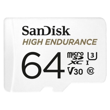 Sandisk 00183566 64GB SD micro (SDXC Class 10 UHS-I U3) High Endurance memóriakártya