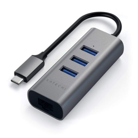 Satechi ST-TC2N1USB31AM Aluminium Type-C asztroszürke HUB