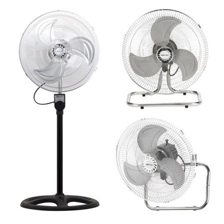 TOO FANS-45-300-B-3IN1 ezüst-fekete, 45 cm, sebességfokozat száma:3, 55 W, padló ventilátor