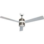   TOO FANC-120-333-W fali kapcsolós mennyezeti ventilátor LED világítással, 120 cm