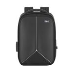   TOO 15,6" lopásbiztos zárral/multifunkciós USB portos fekete hátizsák