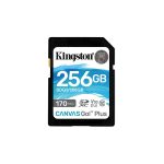   Kingston 256GB SD Canvas Go Plus (SDXC Class 10 UHS-I U3) (SDG3/256GB) memória kártya