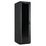   Lande LN-FS42U6080-BL-111 DYNAmic 19" 42U 600x800 fekete álló rack szekrény