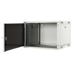   Lande LN-EUBOX07U5445-LG-1 EURObox 19" 7U 540x450 szürke fali rack szekrény