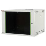   Lande LN-EUBOX09U5460-LG-1 EURObox 19" 9U 540x600 szürke fali rack szekrény