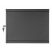 Stalflex RC19-6U-350GB 19" 6U 350 mm mély lapraszerelt fekete üveg ajtós fali rack szekrény