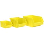   Stalflex BIN-M-Y sárga színű közepes méretű tárolódoboz