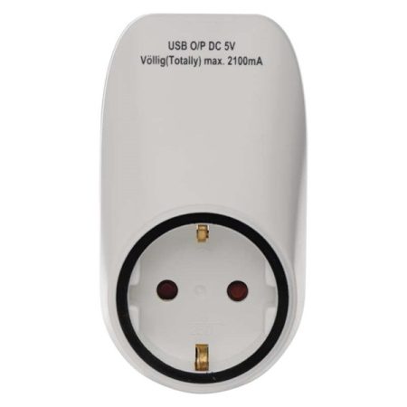 Emos P0072 fehér USB-s aljzat elágazó Emos P0072 fehér USB-s aljzat elágazó
