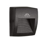   Fumagalli LORENZA 150 LED 4W 4K R7S fekete kültéri falilámpa