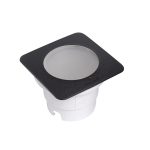   Fumagalli CECI 160 SQUARE LED 10W GX53 fekete kültéri talajba süllyeszthető lámpa