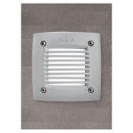   Fumagalli LETI 100 SQUARE ST LED 3W GX53 fehér kültéri beépíthető falilámpa