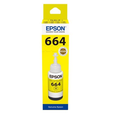 Epson C13T66444A T6644 70ml EcoTank kompatibilis sárga tintapalack