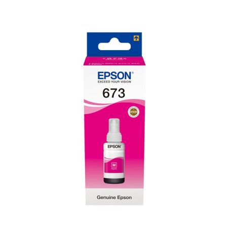 Epson C13T67334A T6733 70ml EcoTank kompatibilis magenta tintapalack Epson C13T67334A T6733 70ml EcoTank kompatibilis magenta tintapalack
