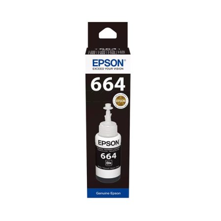 Epson C13T66414A T6641 70ml EcoTank kompatibilis fekete tintapalack Epson C13T66414A T6641 70ml EcoTank kompatibilis fekete tintapalack