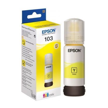 Epson C13T00S44A EcoTank 103 65ml sárga tintapalack Epson C13T00S44A EcoTank 103 65ml sárga tintapalack
