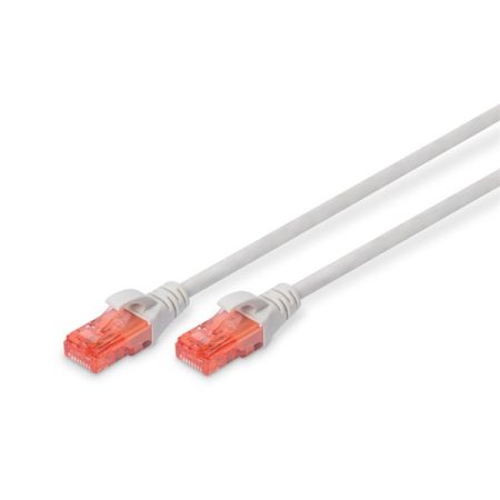 DIGITUS Cat.6 U/UTP LSZH 1,5m szürke patch kábel DIGITUS Cat.6 U/UTP LSZH 1,5m szürke patch kábel