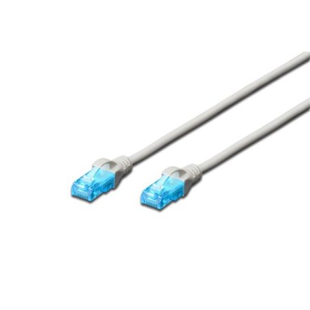 DIGITUS CAT5e U/UTP PVC 10m szürke patch kábel