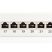 DIGITUS 19" 1U 24port Cat.6 kompakt szürke árnyékolt Patch Panel