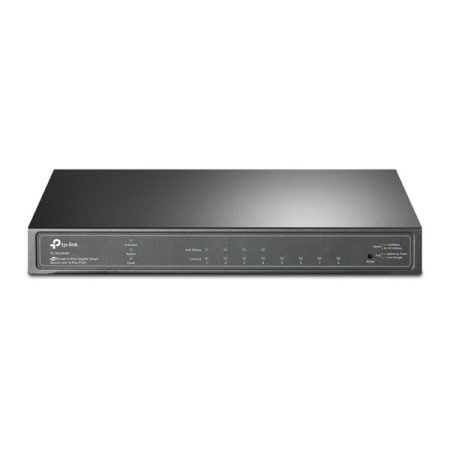 TP-Link TL-SG2008P JetStream 4xGbE PoE+ LAN 4xGbE LAN smart menedzselhető PoE+ switch