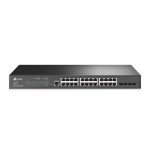   TP-Link TL-SG3428 JetStream 24xGbE LAN 4xGbE SFP port L2+ menedzselhető switch