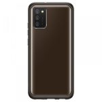   Samsung OSAM-EF-QA026TBEG Galaxy A02S fekete szilikon hátlap