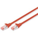 DIGITUS CAT6 S-FTP LSZH 10m piros patch kábel