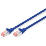 DIGITUS CAT6 S-FTP LSZH 0,5m kék patch kábel