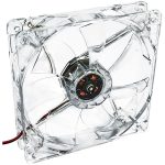   Akyga AW-12A-BR 120mm Molex 4 LED piros ház hűtőventilátor