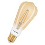   Ledvance Smart+ 6W 2400K E27, dimmelhető Edison alakú filament LED fényforrás